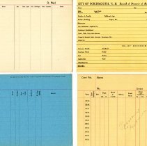 9 blank City of Portsmouth, N.H. administrative forms
